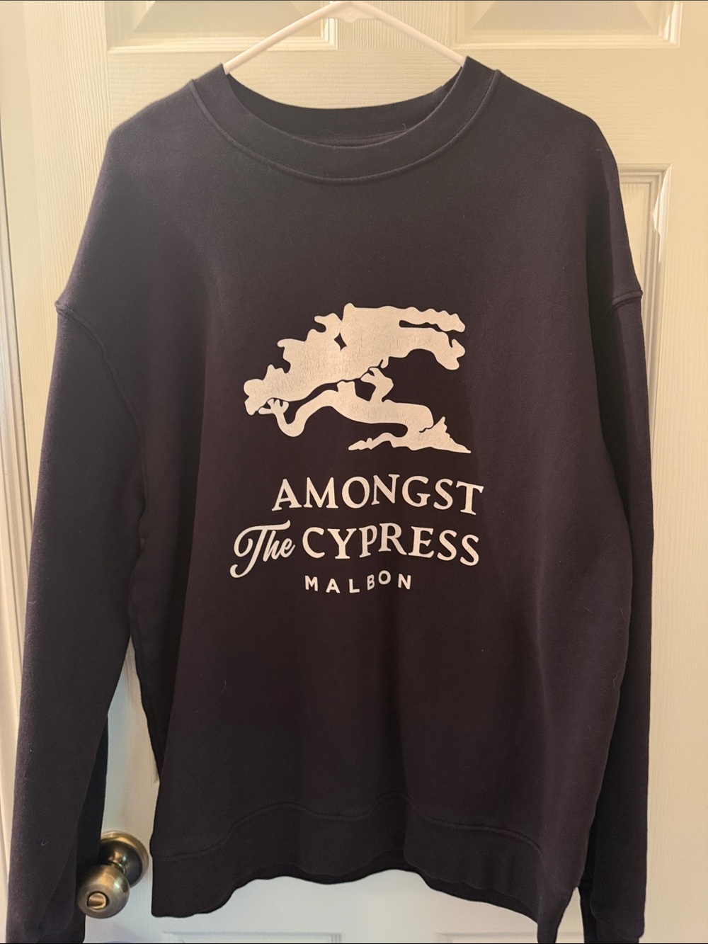 Amongst The Cypress Malbon Navy Crewneck Sweatshirt